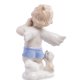 Фигурка из фарфора Мальчика Ангела Неразлучные друзья Pavone JP-35/12, фотография со спины