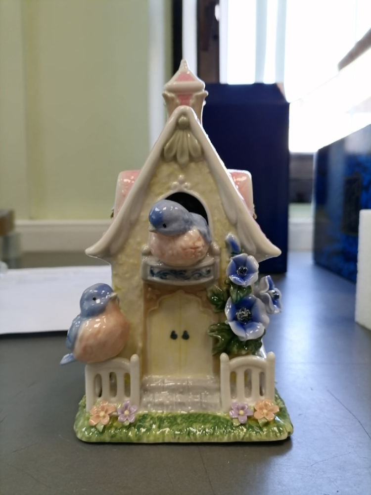 Музыкальная статуэтка Домик с птичками Pavone CMS-15/73, фото со склада