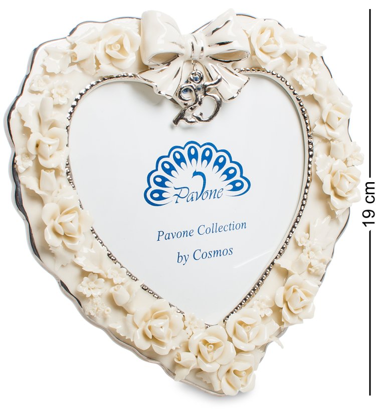 Фоторамка из керамики Серебряный юбилей Pavone CMS-10/18