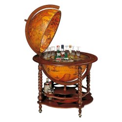 Глобус-бар,витые ножки