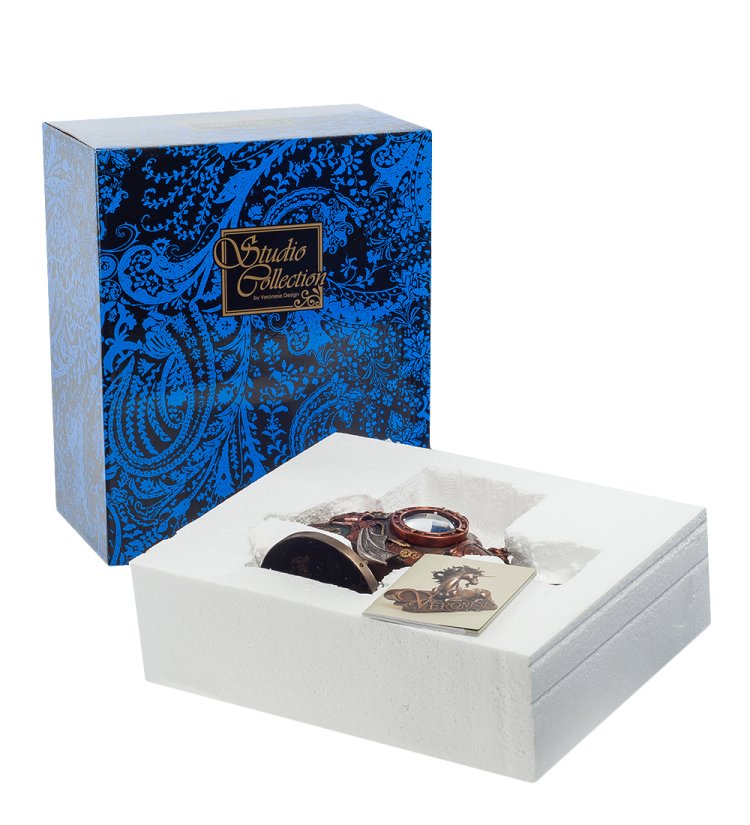 Статуэтка в стиле Стимпанк Рыба Veronese WS-191, упаковочный вид