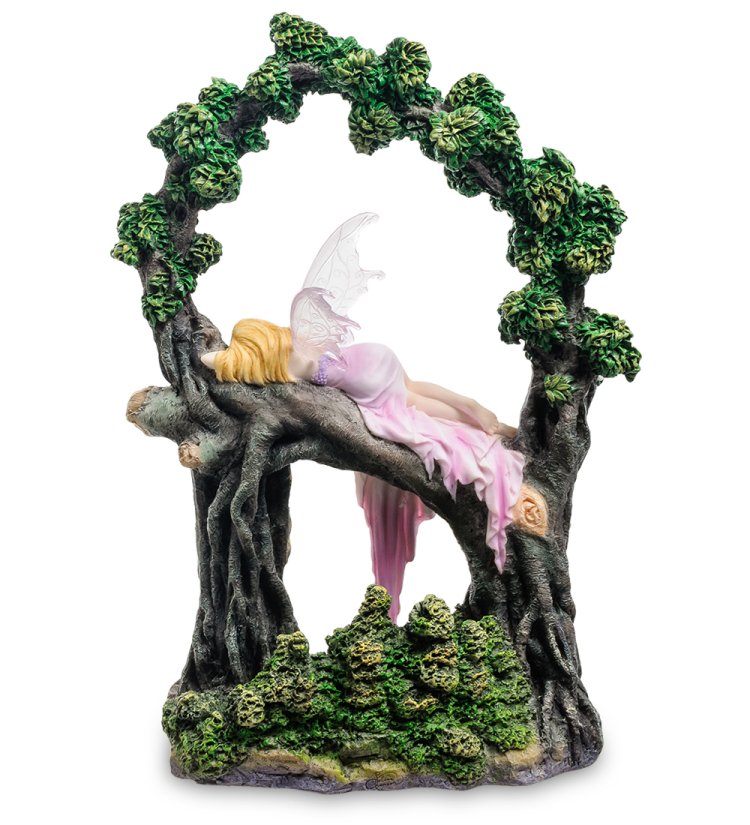 Статуэтка в стиле Фэнтези Спящая красавица - Селина Фенек Veronese WS-266, оборотная сторона