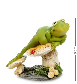 Фигурка Лягушка на грибе