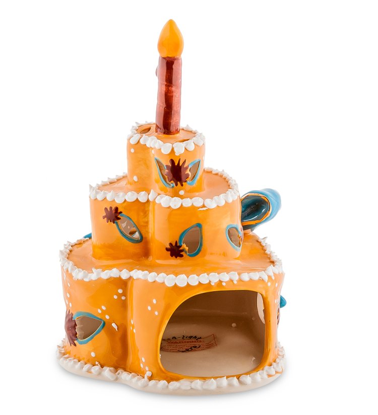 Подсвечник Именины в ноябре Blue Sky BS-139, фотография с обратной стороны