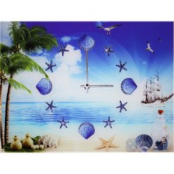 Часы с кристаллами Swarovski - Море