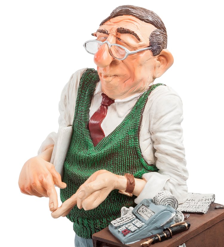 Статуэтка Опытный Бухгалтер - The Accountant Forchino FO-85536, портретный вид