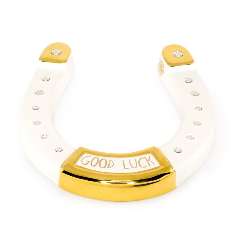 Статуэтка Подкова из керамики со Swarovski коллекция Emozioni Migliore De Luxe 26855, фотография снизу