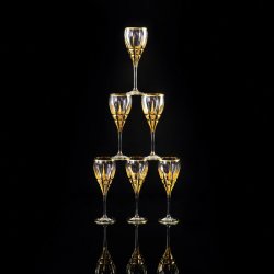 Набор хрустальных бокалов для вина на 6 персон Baron