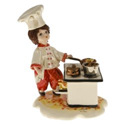 Статуэтка из фарфора Мальчик повар
