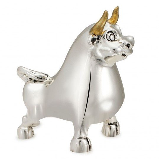 Статуэтка Бык Фердинанд - Символ 2021 года Valenti 17723, вид со стороны