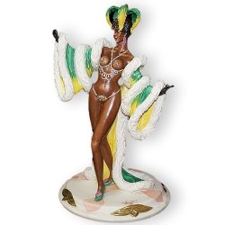 Статуэтка из фарфора Танцовщица кабаре