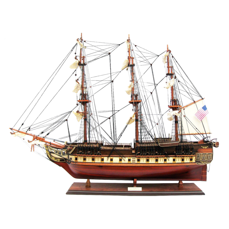 Модель парусного корабля USS Constitution, США, 94 см