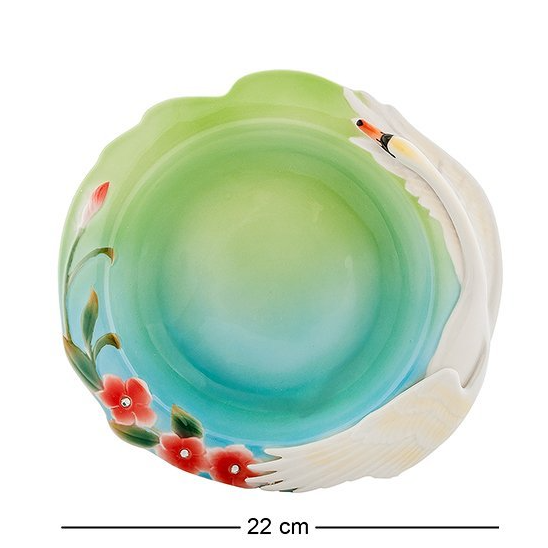 Тарелка для супа из фарфора Лебеди Pavone FM-76/ 9