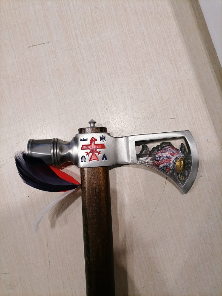 Томагавк Индейский топор Art Gladius AG-602, фото со склада портретный вид