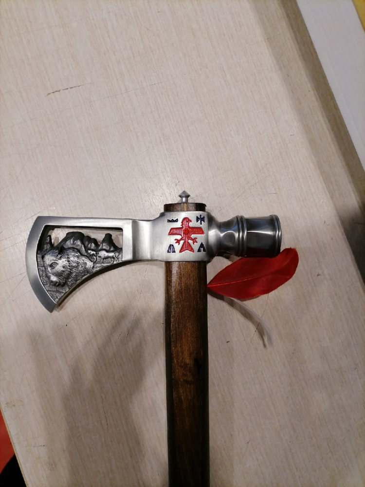 Томагавк Индейский топор Art Gladius AG-602, фото со склада оборотная сторона