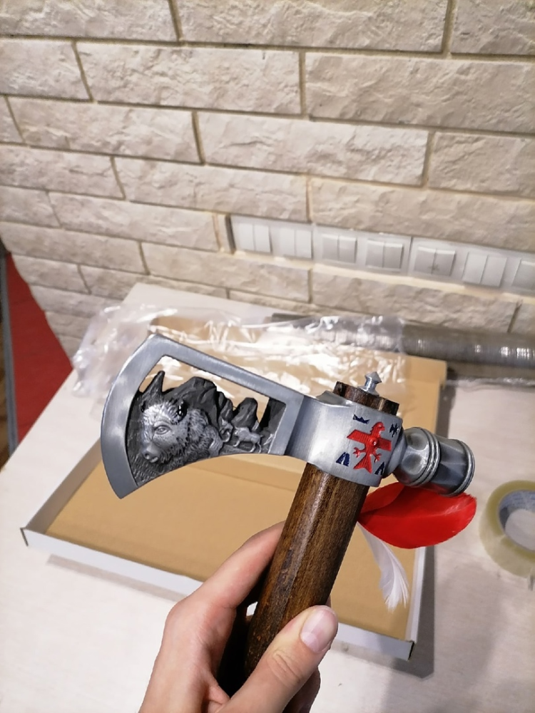 Томагавк Индейский топор Art Gladius AG-602, фото со склада вид со стороны