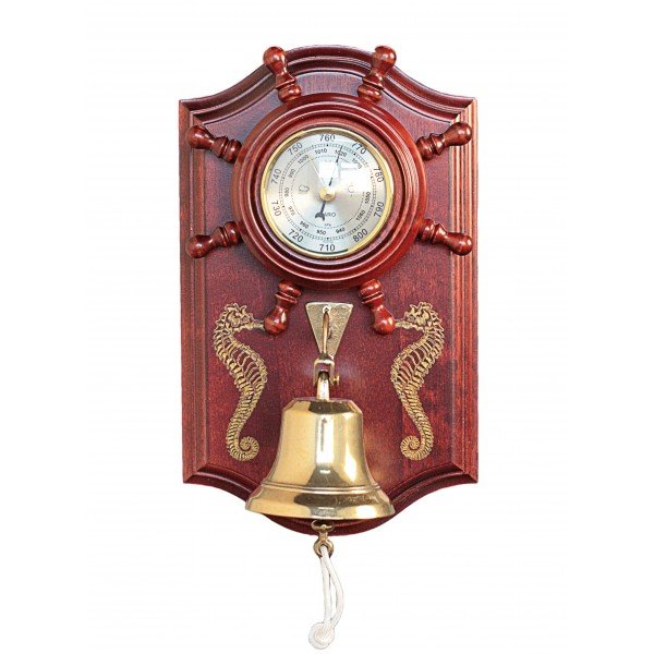 Настенная Метеостанция: Барометр, термометр и гигрометр Бриг М-42