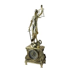 Часы антикварные Фемида, золотые