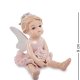 Статуэтка из фарфора Ангелочек Балерина сидит Pavone JP-19/14