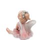 Статуэтка из фарфора Ангелочек Балерина сидит Pavone JP-19/14, фотография со спины