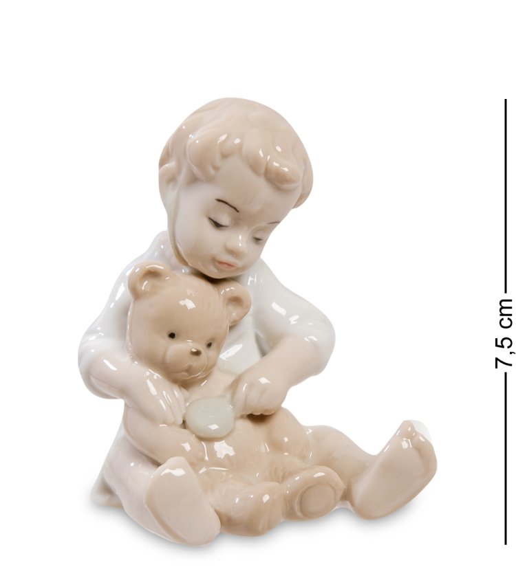 Статуэтка из фарфора Мальчик Юный доктор Pavone JP-45/27