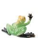 Фигурка из фарфора Необычная Лягушка Pavone JP-08/24, вид сзади