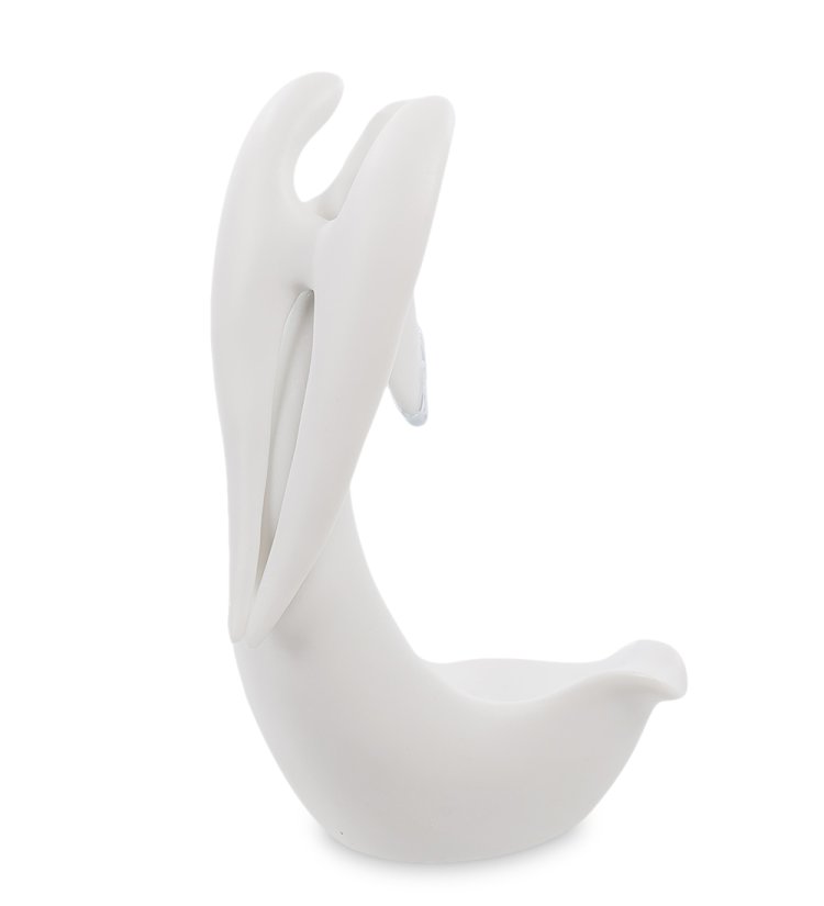 Подсвечник из керамики Ангел-хранитель Pavone CMS-17/15, оборотная сторона