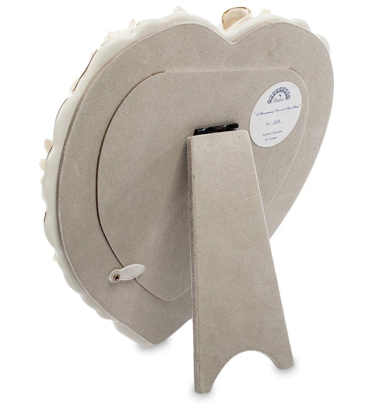 Фоторамка из керамики Золотой юбилей Pavone CMS-10/19, фотография с обратной стороны