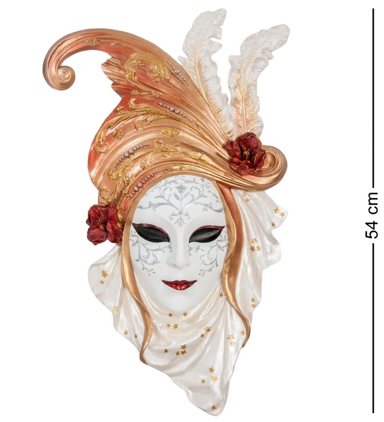 Венецианская маска Карнавальные Маки Veronese WS-332