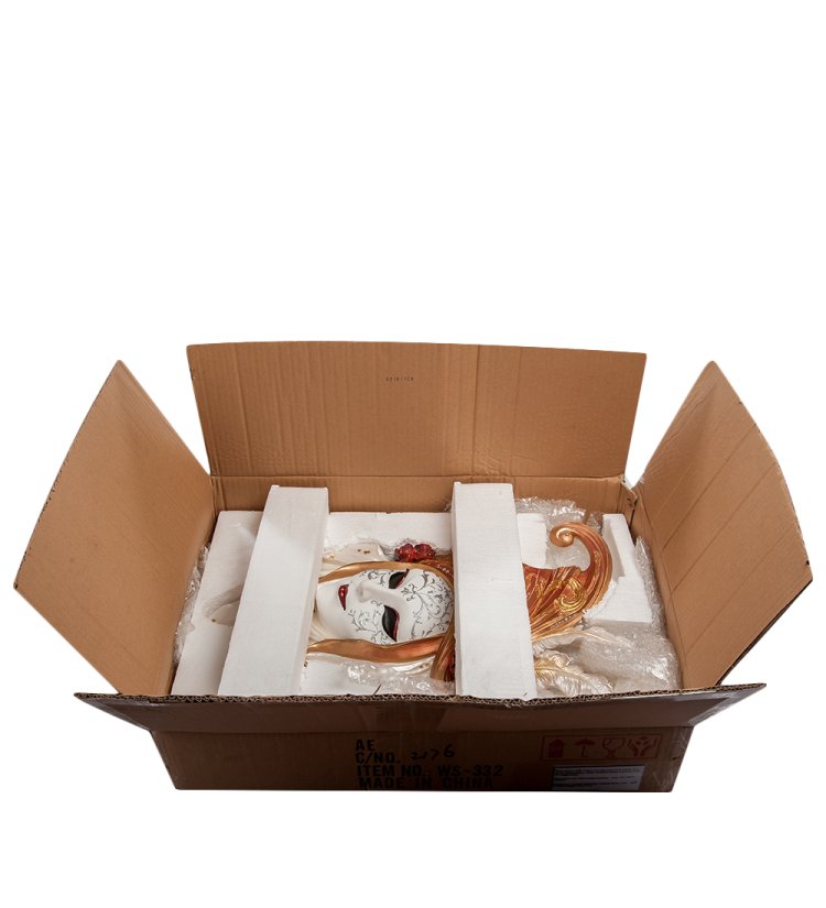 Венецианская маска Карнавальные Маки Veronese WS-332, упаковочный вид