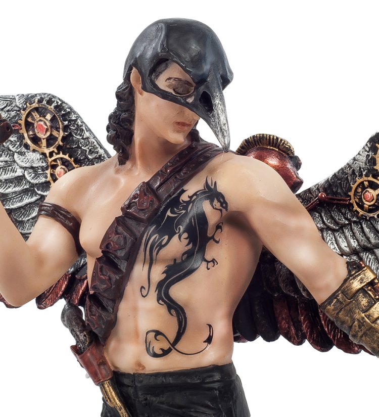 Статуэтка в стиле Стимпанк Мужчина в маске Veronese WS-192, портретный вид