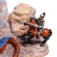 Статуэтка Дракон и воин - храбрость неуместна Veronese WS-267, увеличенный вид война