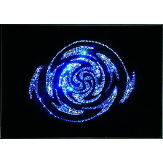 Картина Вихрь c кристаллами Swarovski