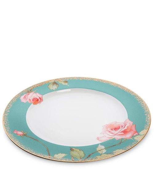 Блюдо с цветами из фарфора Роза Pavone JK-231