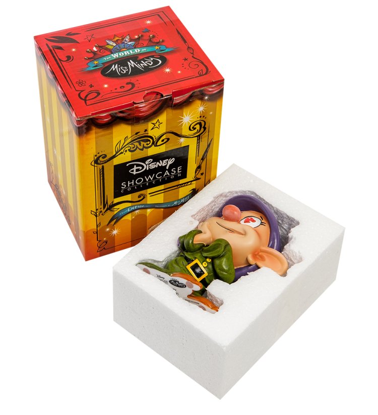 Статуэтка Влюбленный гном Простачок - 7 гномов The World of Miss Mindy, упаковочный вид