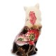 Статуэтка из фарфора Кошка с красными цветами Pavone JP-94/ 9, оборотная сторона