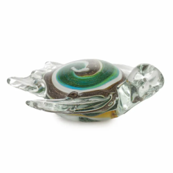 Статуэтка из Муранского стекла Зеленая черепаха