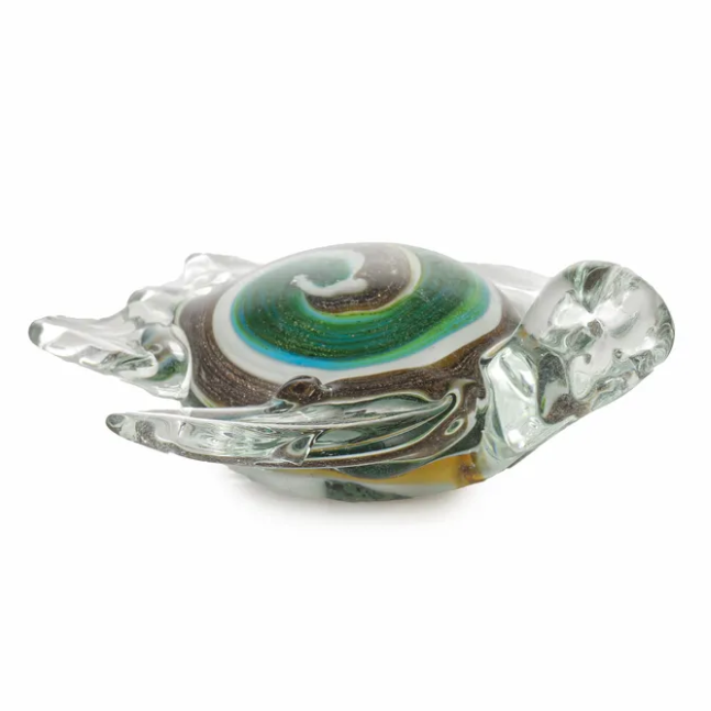 Статуэтка из Муранского стекла Зеленая черепаха Mirho 17326