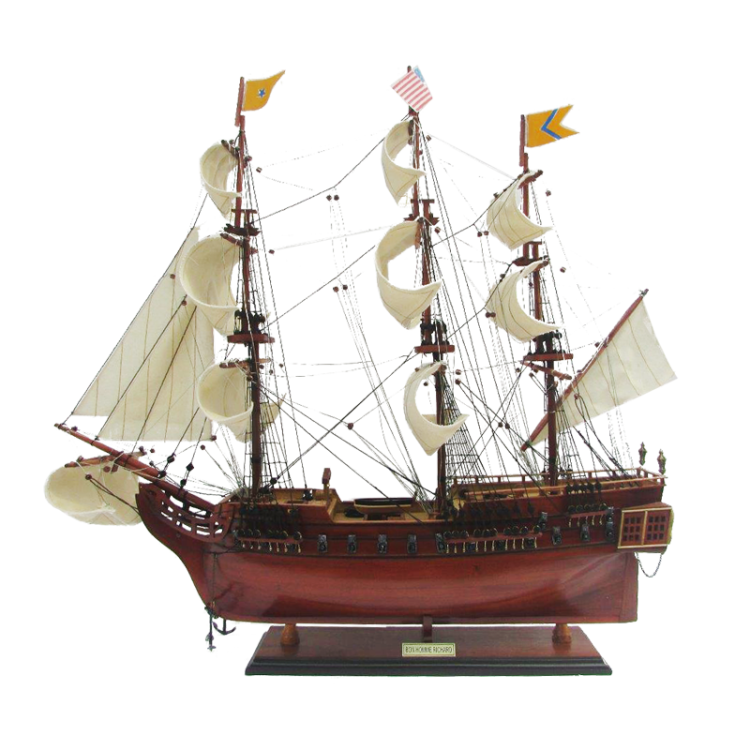 Модель парусного корабля Bon Homme Richard, США, 72 см