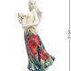 Статуэтка из фарфора Девушка с букетом цветов Pavone JP-102/ 4