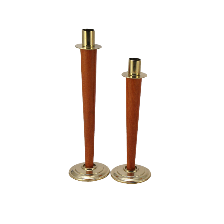 Комплект из двух подсвечников на 1 свечу разной высоты Alberti Livio AL-80-377