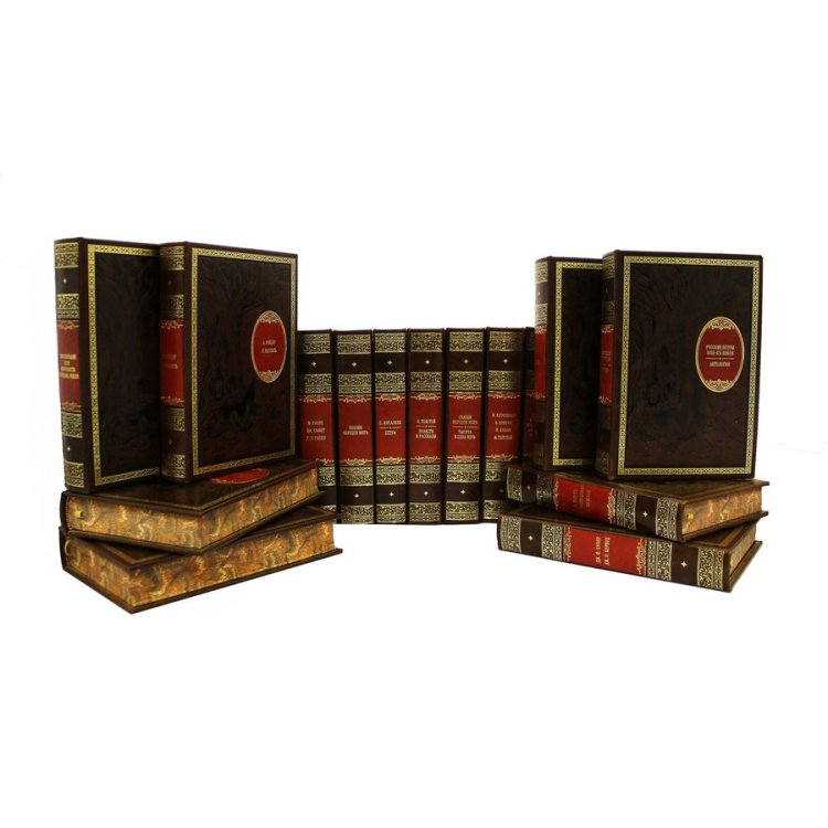 Книга кожаном переплете Библиотека мировой литературы для детей в 58 томах BG3333M, фотография 10