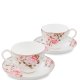 Чайный набор на 2 персоны из фарфора Монте-Роза Pavone JK-206