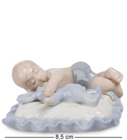 Фарфоровая фигурка мальчика Спокойной ночи, малыши