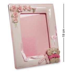 Фоторамка из керамики Розочки с туфельками-балетками