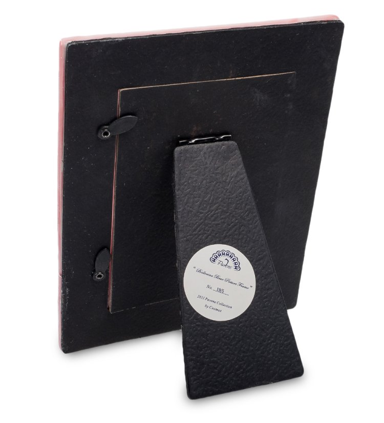 Фоторамка из керамики Розочки с туфельками-балетками Pavone CMS-19/ 5, фотография с обратной стороны