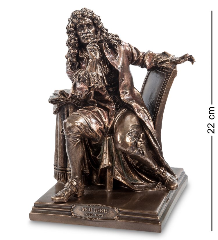 Статуэтка Медный Мольер Veronese WS-66/ 1