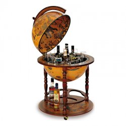 Глобус-бар с подставкой для бутылок