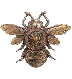 Настенные часы в стиле Стимпанк Пчела