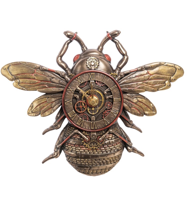 Настенные часы в стиле Стимпанк Пчела Veronese WS-1062